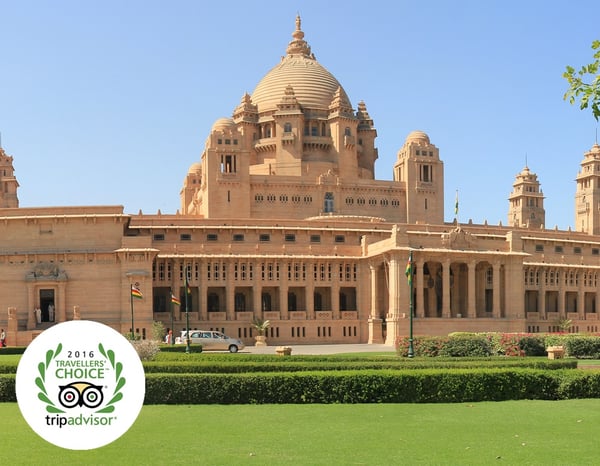 What can you learn fro TripAdvisor's top hotel, the Umaid Bhawan Palace